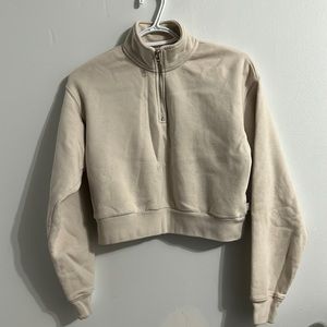 Aritzia TNA 1/4 Zip Sweatshirt